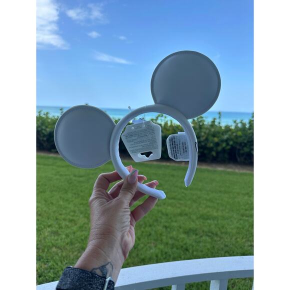 Disney Parks White Mickey Mouse Ears - Picture 2 of 4